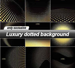20个矢量的圆点艺术素材：Luxury dotted background - 20 EPS
